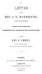 [Gutenberg 63736] • A Letter to the Rev. C. N. Wodehouse, Canon of Norwich · occasioned by / his late pamphlet, entitled "Subscription the Disgrace of the English / Church"